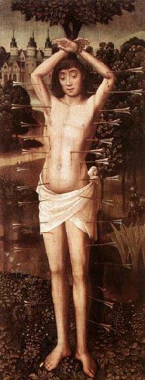 Master of the Saint Lucy Legend St Sebastian oil painting picture